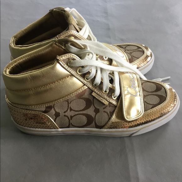 Coach high top sneaker